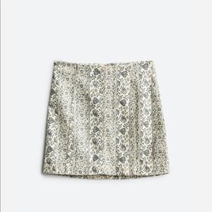 Free People Denim mini patterned Skirt